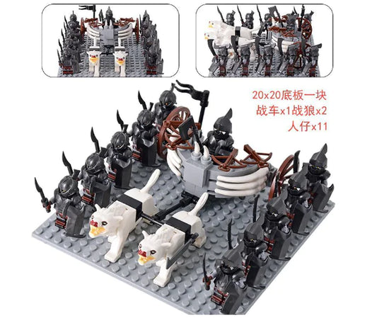 Medieval Haradrim Mammoth Knights Orc War Elephant Lego Set