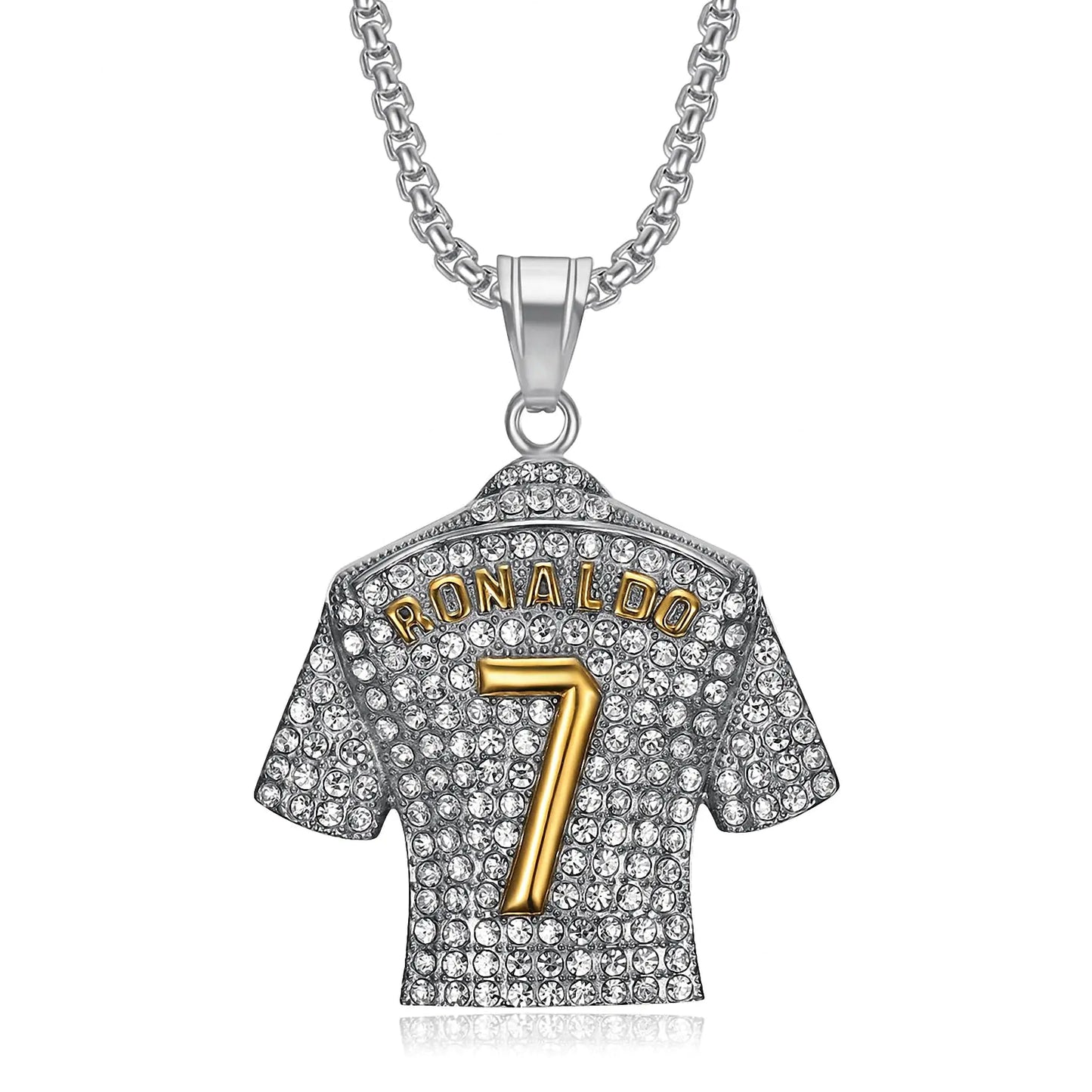Ronaldo No.7 Jersey Football Necklaces
